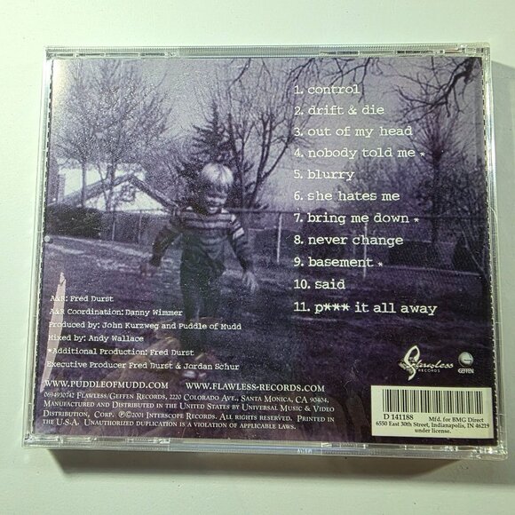 Puddle Of Mudd "Come Clean" CD Album 2001 Parental Advisory Rock Alternative - Picture 2 of 2